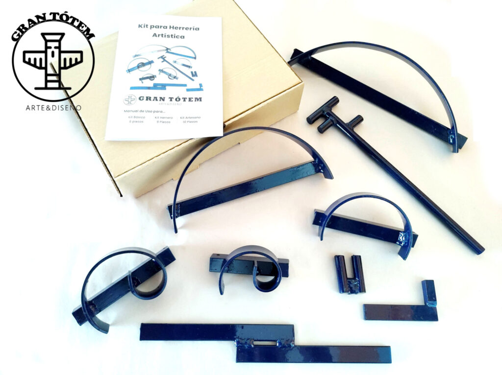 Kit Intermedio Gran Tótem de 9 piezas para herrería artística